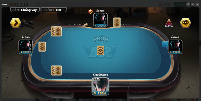 Game bài Phỏm Febet