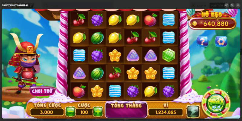 Giao diện sống động Slot Games FEBET