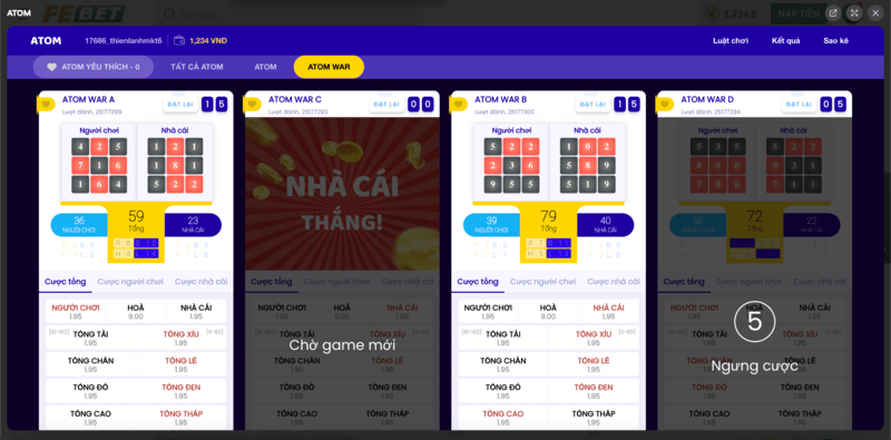 Quay Số ATOM Febet