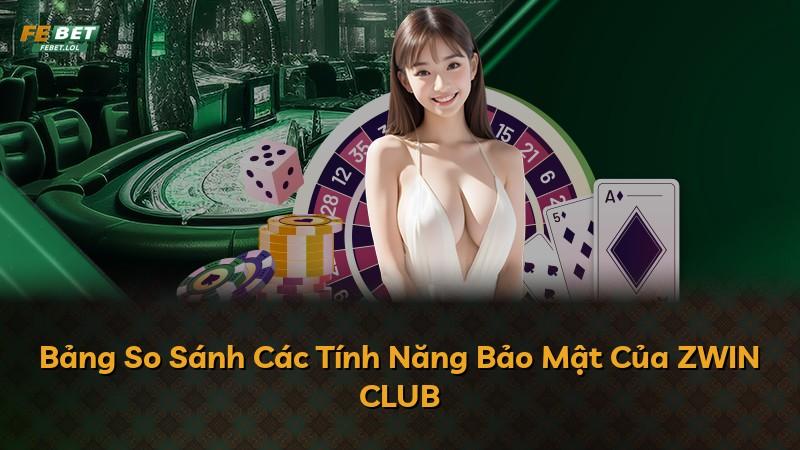 Bảng So Sánh Các Tính Năng Bảo Mật Của ZWIN CLUB