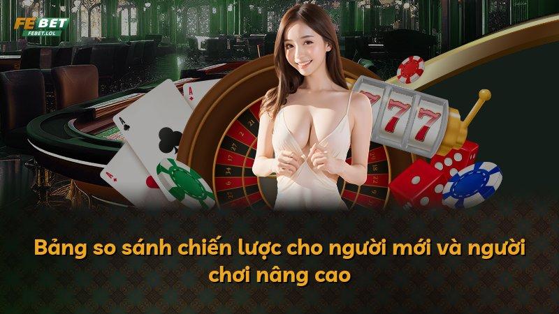 Bảng so sánh chiến lược cho người mới và người chơi nâng cao