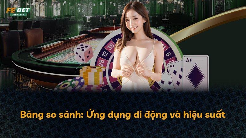 Bảng so sánh: Ứng dụng di động và hiệu suất