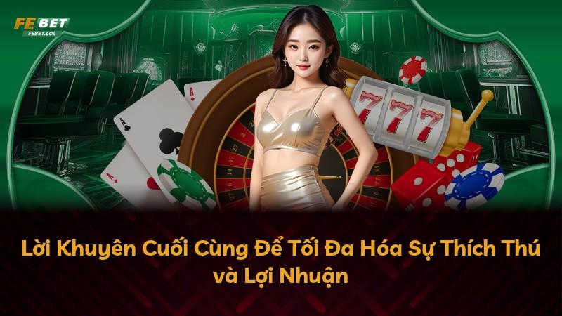 Lời Khuyên Cuối Cùng Để Tối Đa Hóa Sự Thích Thú và Lợi Nhuận
