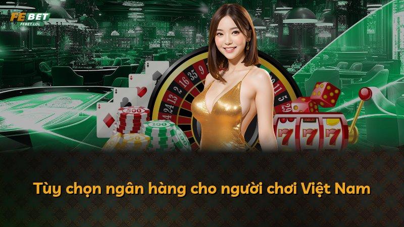 Tùy chọn ngân hàng cho người chơi Việt Nam